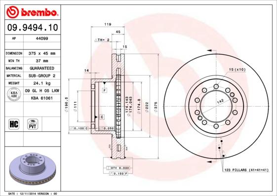 AP 44099 - Disc frana allinparts.ro