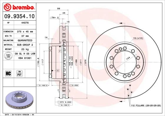 AP 44076 - Disc frana allinparts.ro