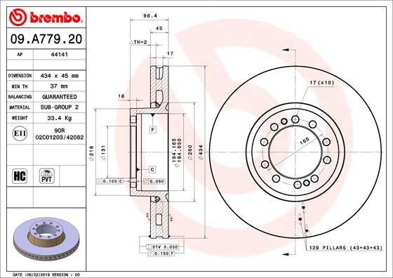 AP 44141 - Disc frana - allinparts.ro