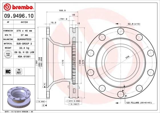 AP 44104 - Disc frana allinparts.ro