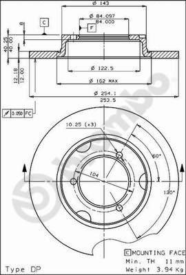 AP 14040 - Disc frana allinparts.ro