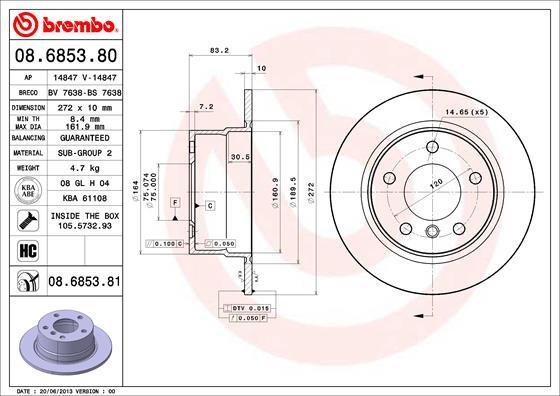 AP 14847 - Disc frana - allinparts.ro