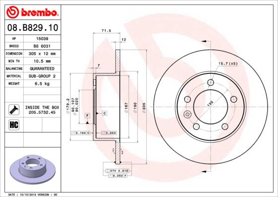AP 15039 - Disc frana allinparts.ro