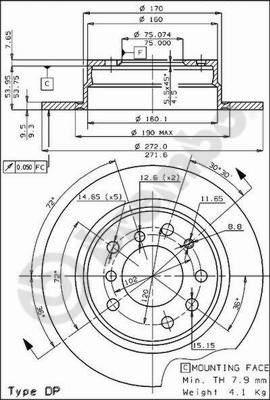 AP 10056 - Disc frana - allinparts.ro