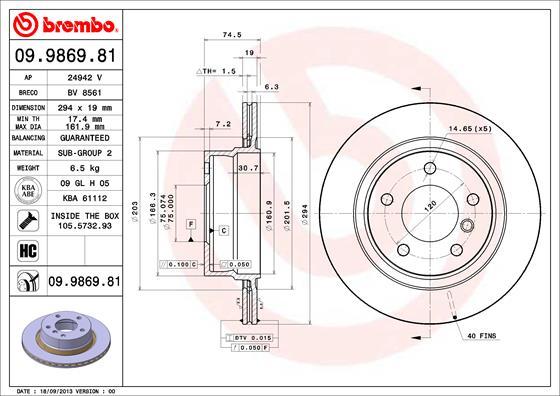 AP 24942 V - Disc frana - allinparts.ro