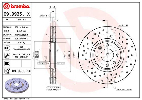 AP 24979 X - Disc frana - allinparts.ro