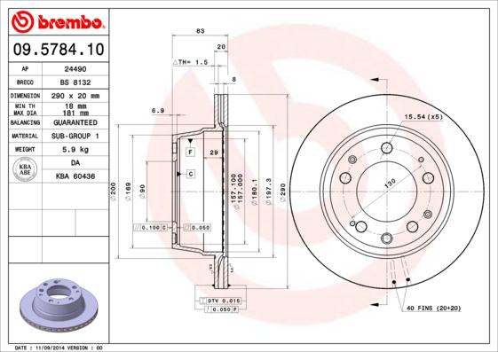 AP 24490 - Disc frana - allinparts.ro
