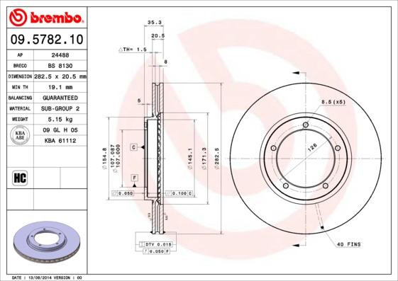 AP 24488 - Disc frana - allinparts.ro