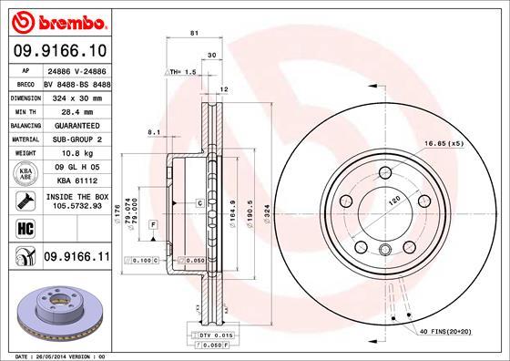 AP 24886 - Disc frana - allinparts.ro