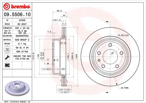 AP 24326 - Disc frana - allinparts.ro