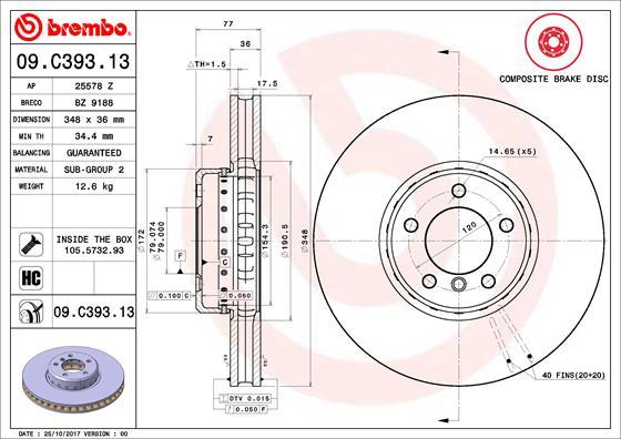 AP 25578 Z - Disc frana - allinparts.ro