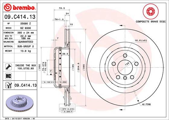 AP 25690 Z - Disc frana - allinparts.ro