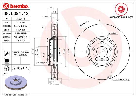 AP 25691 Z - Disc frana - allinparts.ro