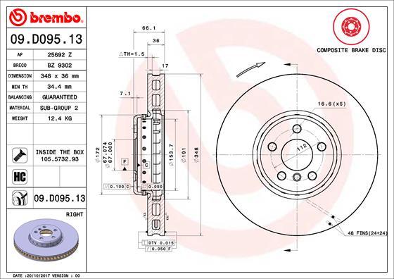 AP 25692 Z - Disc frana - allinparts.ro