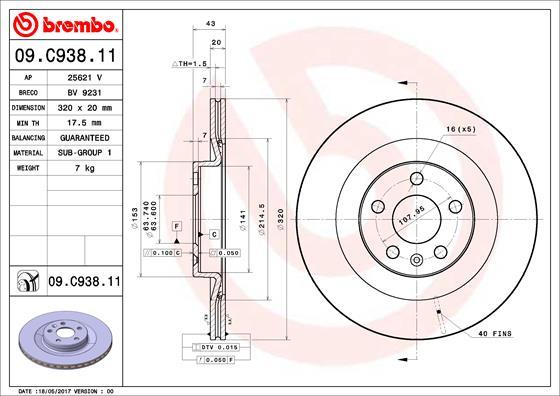 AP 25621 V - Disc frana - allinparts.ro