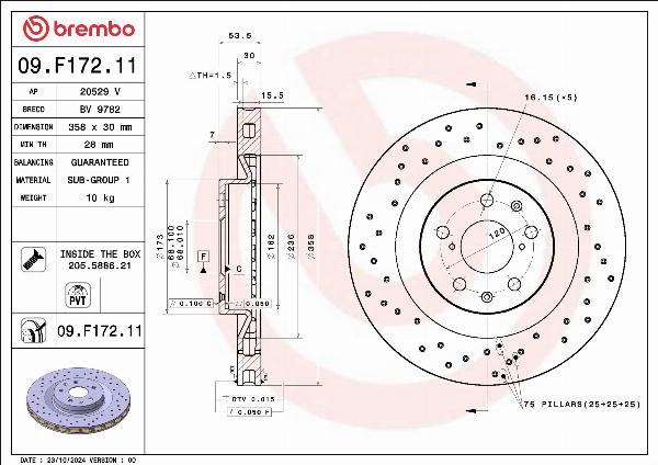 AP 20529 V - Disc frana - allinparts.ro