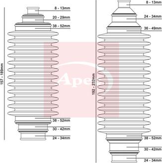 APEC ACB3005 - Ansamblu burduf, directie - allinparts.ro