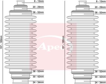 APEC ACB3001 - Ansamblu burduf, directie - allinparts.ro