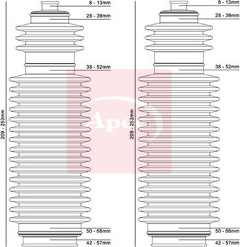 APEC ACB3003 - Ansamblu burduf, directie allinparts.ro