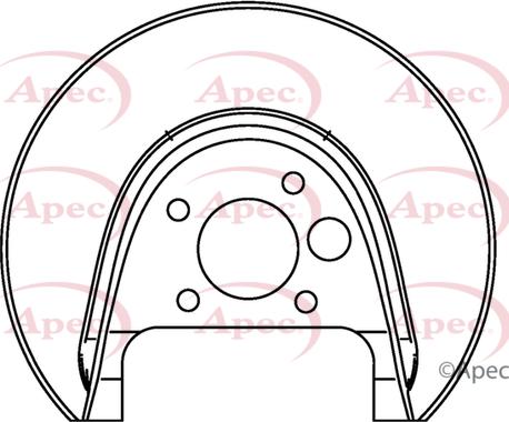APEC ASG1046 - Protectie stropire,disc frana - allinparts.ro
