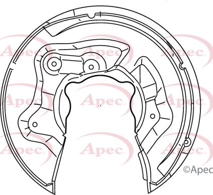 APEC ASG1138 - Protectie stropire,disc frana allinparts.ro