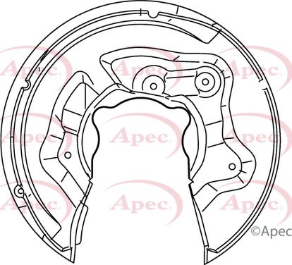 APEC ASG1137 - Protectie stropire,disc frana allinparts.ro