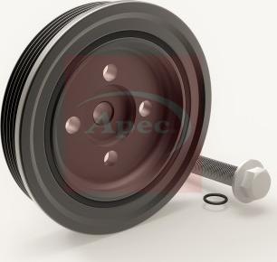 APEC ATV1095 - Fulie curea, arbore cotit - allinparts.ro