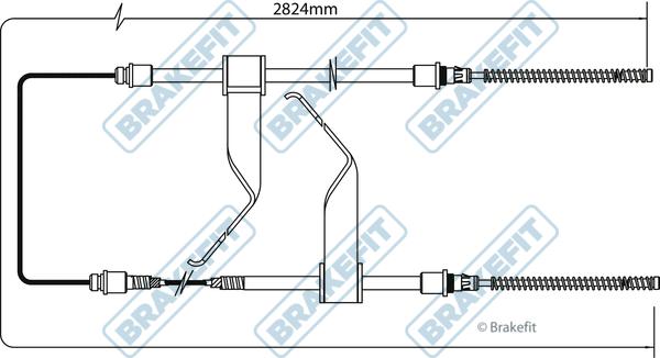 APEC BBC3171 - Cablu, frana de parcare allinparts.ro