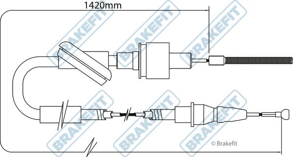 APEC BCC6004 - Cablu ambreiaj allinparts.ro