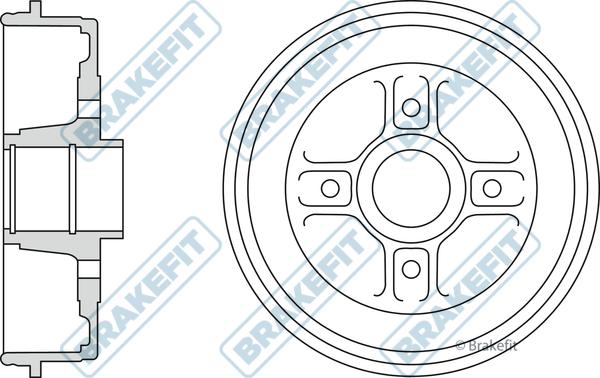 APEC BDR9013 - Tambur frana allinparts.ro