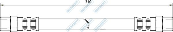 APEC BHO4020 - Furtun frana - allinparts.ro