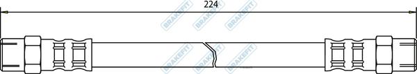 APEC BHO4021 - Furtun frana - allinparts.ro