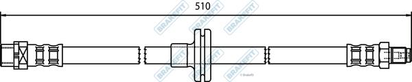 APEC BHO4121 - Furtun frana - allinparts.ro