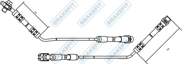 APEC BHO4122 - Furtun frana - allinparts.ro