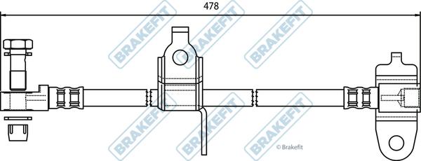 APEC BHO4283 - Furtun frana - allinparts.ro