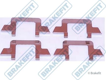 APEC BKT1097 - Set accesorii, placute frana - allinparts.ro