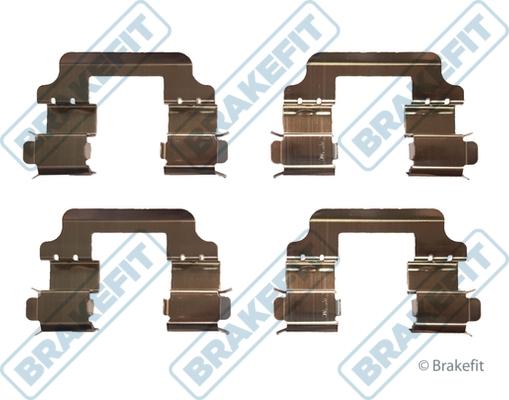 APEC BKT1058 - Set accesorii, placute frana - allinparts.ro