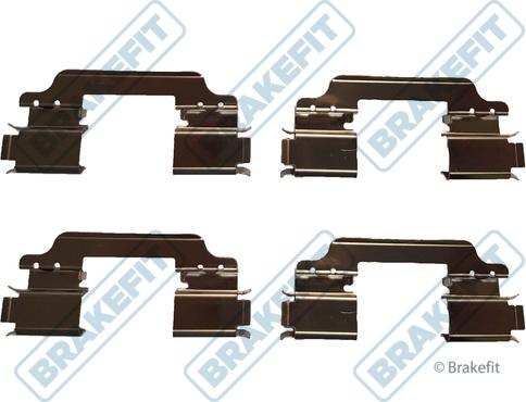 APEC BKT1053 - Set accesorii, placute frana - allinparts.ro