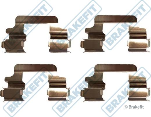 APEC BKT1052 - Set accesorii, placute frana allinparts.ro