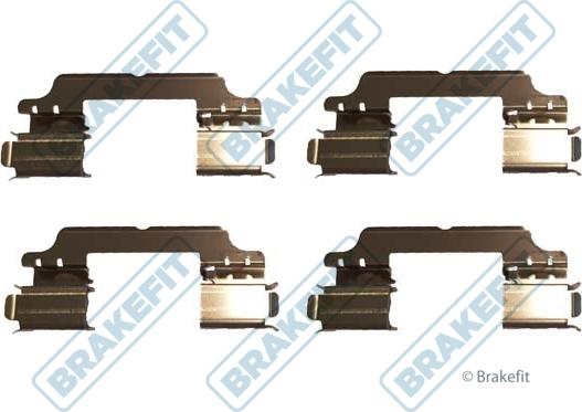 APEC BKT1065 - Set accesorii, placute frana allinparts.ro