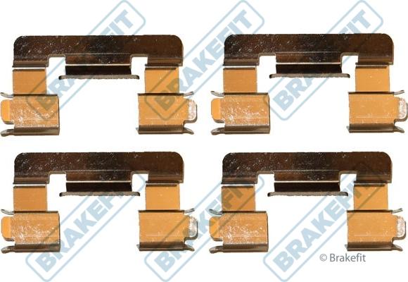 APEC BKT1066 - Set accesorii, placute frana - allinparts.ro