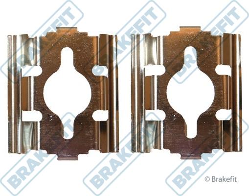 APEC BKT1061 - Set accesorii, placute frana allinparts.ro