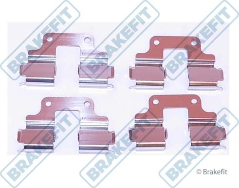 APEC BKT1063 - Set accesorii, placute frana - allinparts.ro