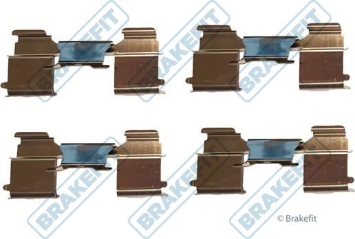 APEC BKT1005 - Set accesorii, placute frana allinparts.ro