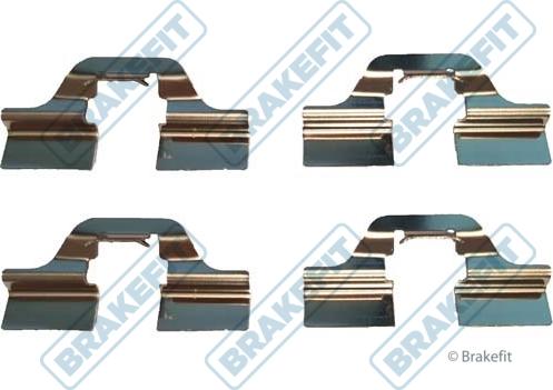 APEC BKT1006 - Set accesorii, placute frana allinparts.ro