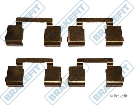 APEC BKT1001 - Set accesorii, placute frana allinparts.ro