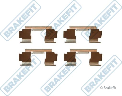 APEC BKT1014 - Set accesorii, placute frana allinparts.ro