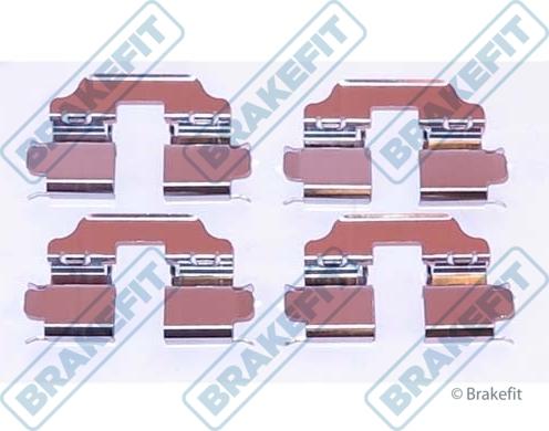 APEC BKT1010 - Set accesorii, placute frana - allinparts.ro