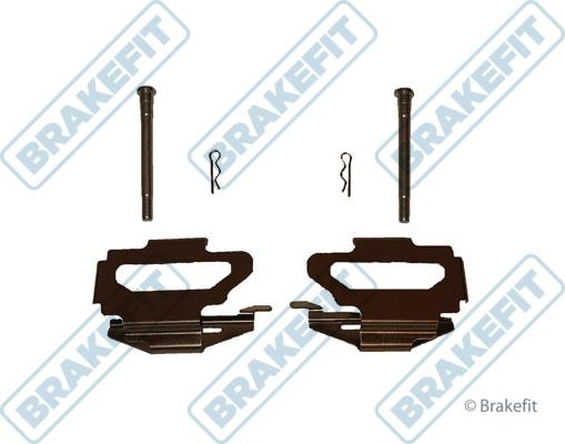 APEC BKT1084 - Set accesorii, placute frana allinparts.ro