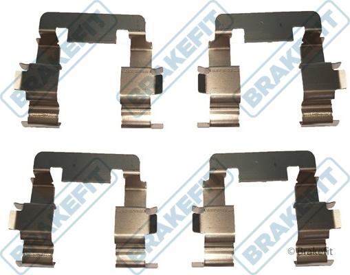 APEC BKT1085 - Set accesorii, placute frana allinparts.ro